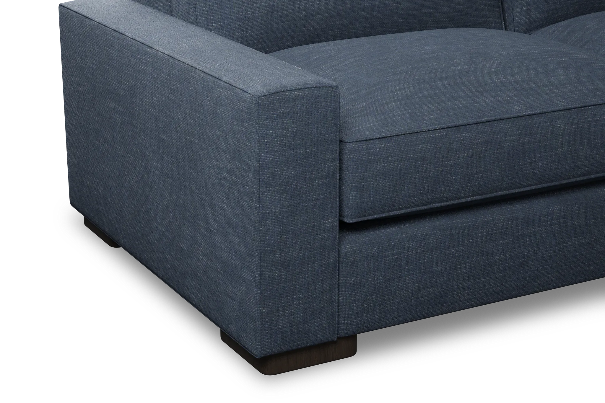 Edgewater Elevation Dark Blue 84" Sofa W/ 2 Cushions