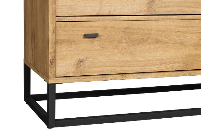 Perry Light Tone Stone Media Chest