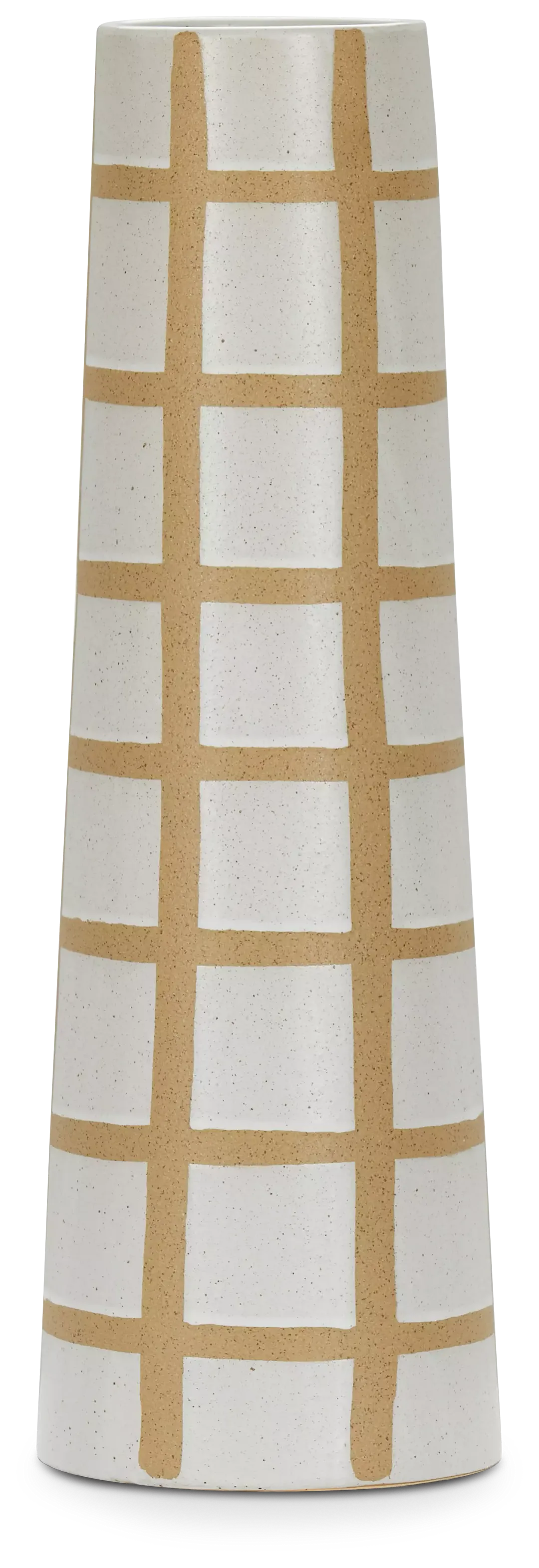 Makara Light Beige Tall Vase