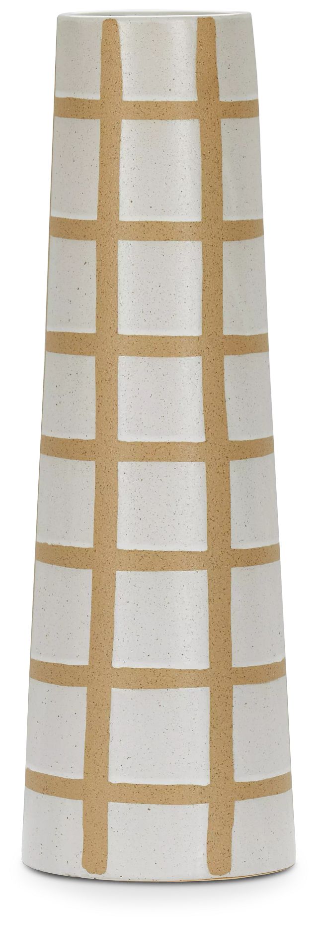 Makara Light Beige Tall Vase