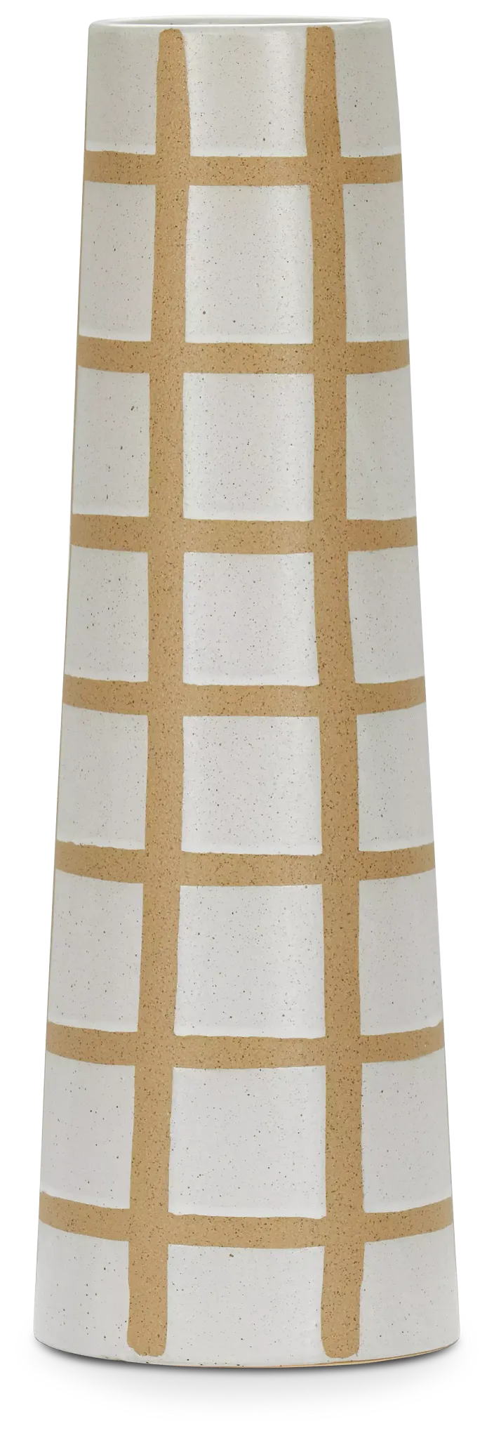 Makara Light Beige Tall Vase