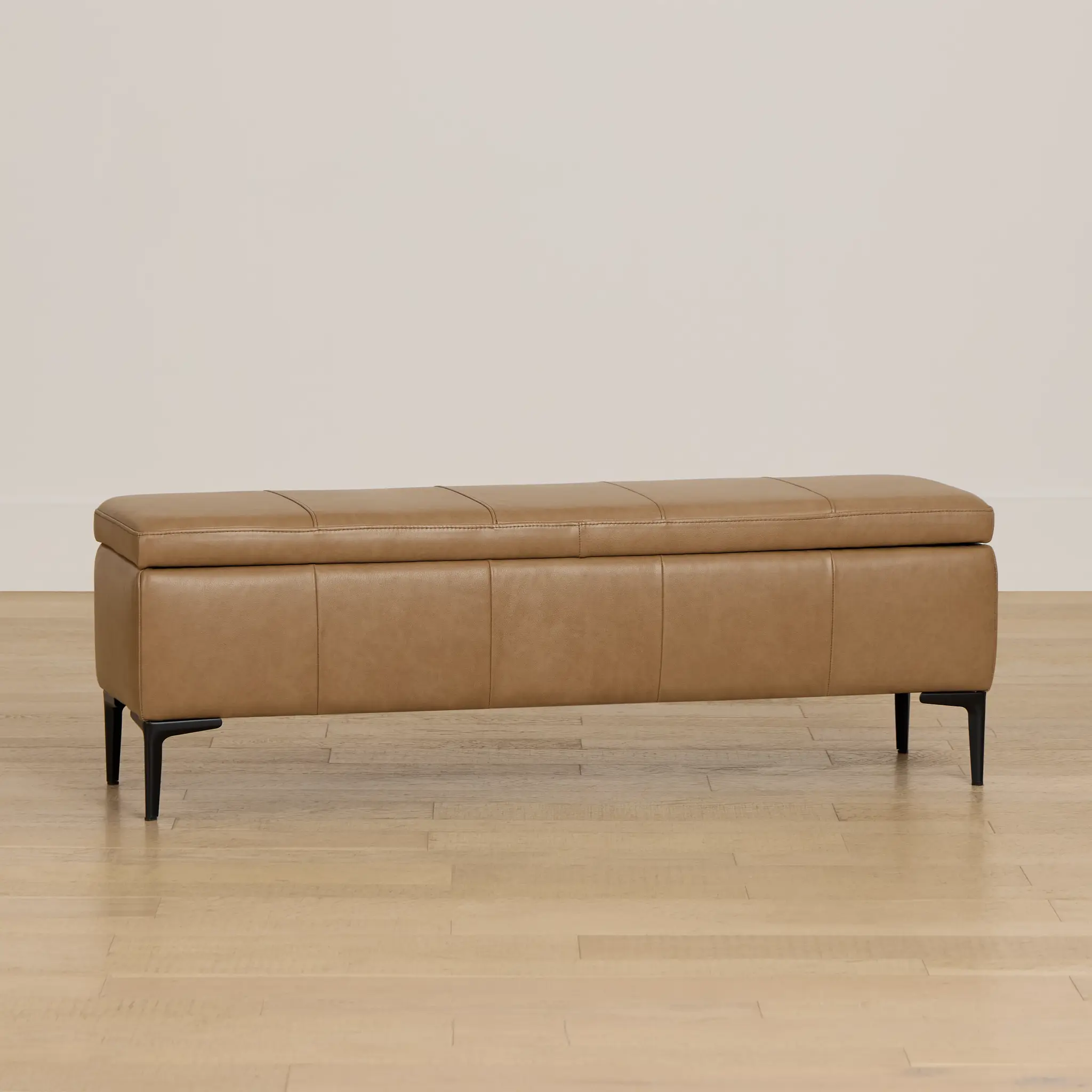 Highland Dark Brown Storage Upholstered Bench Highland Dark Brown Storage Upholstered Bench