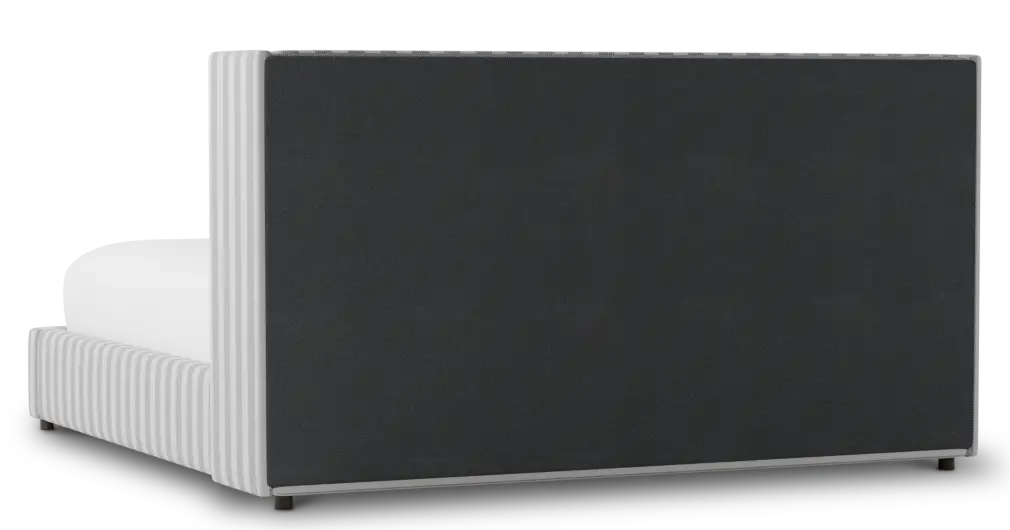 Captiva Sea Lane Light Gray 48" Upholstered Shelter Bed Captiva Sea Lane Light Gray 48" Upholstered Shelter Bed