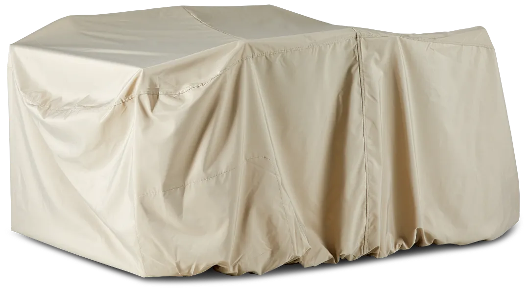 Khaki Small Table & 4 Chairs Outdoor Cover