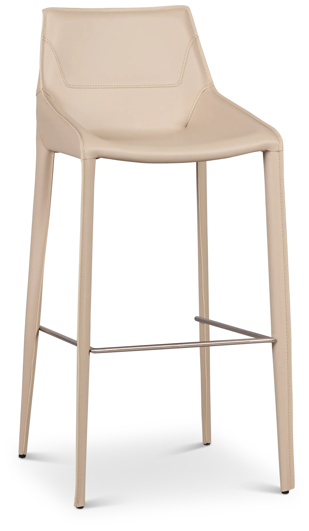 Wayne Light Beige 30" Upholstered Barstool