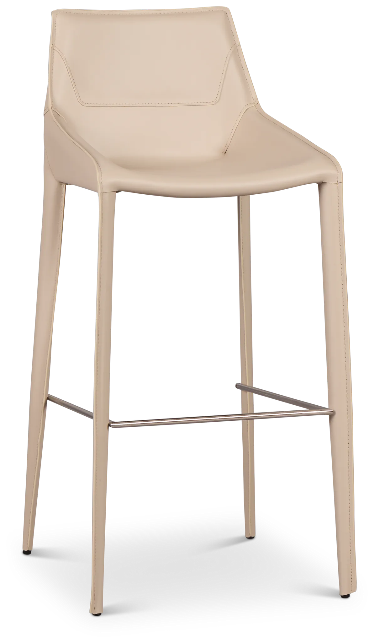 Wayne Light Beige 30" Upholstered Barstool