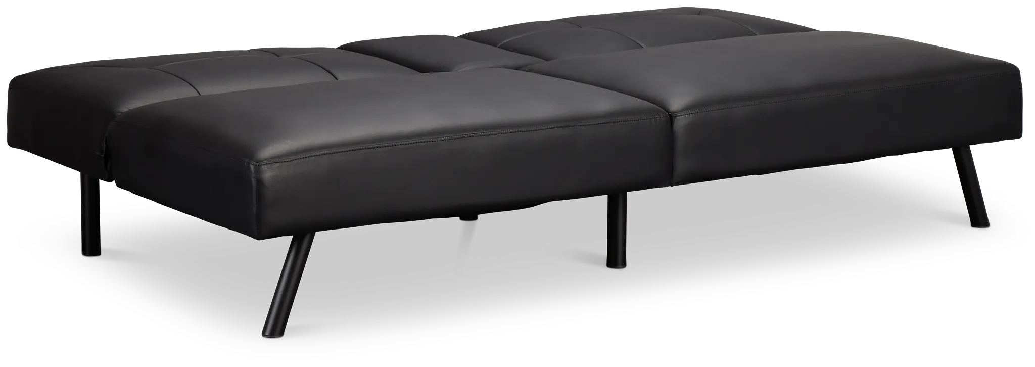 Andes Black Micro Sofa Futon