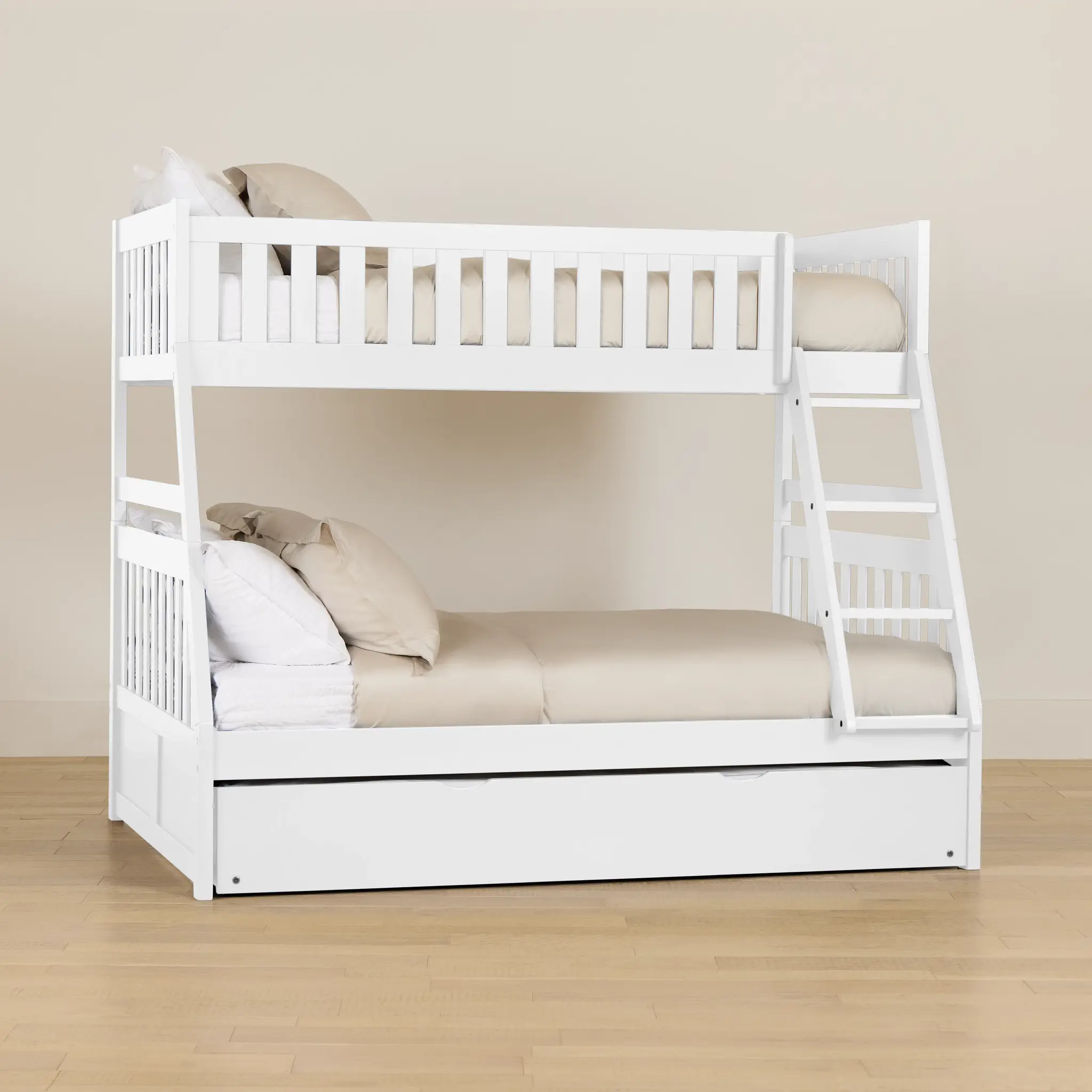 Charleston White Trundle Bunk Bed Charleston White Trundle Bunk Bed