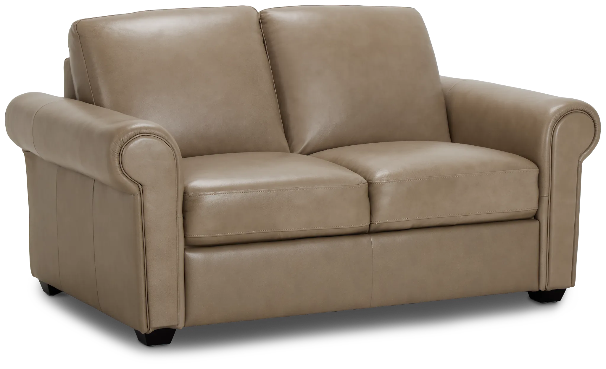 Lincoln Taupe Lthr/vinyl Loveseat