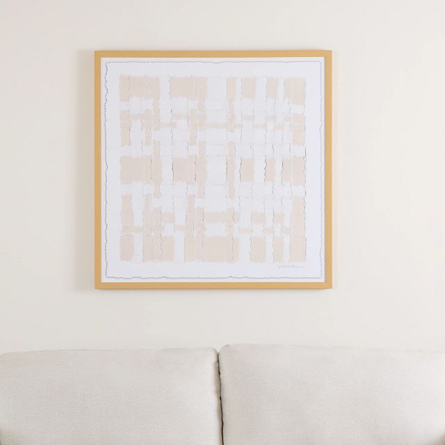 Fio Beige Framed Wall Art