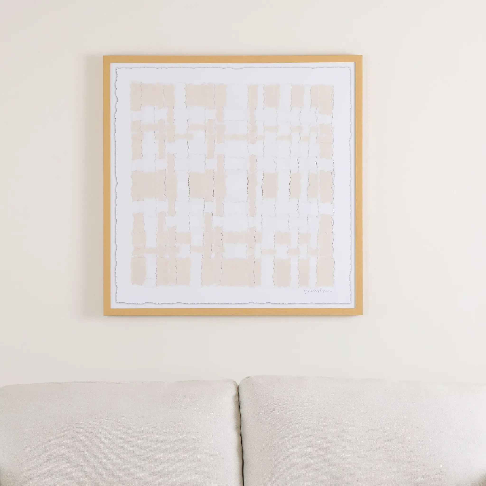 Fio Beige Framed Wall Art Fio Beige Framed Wall Art