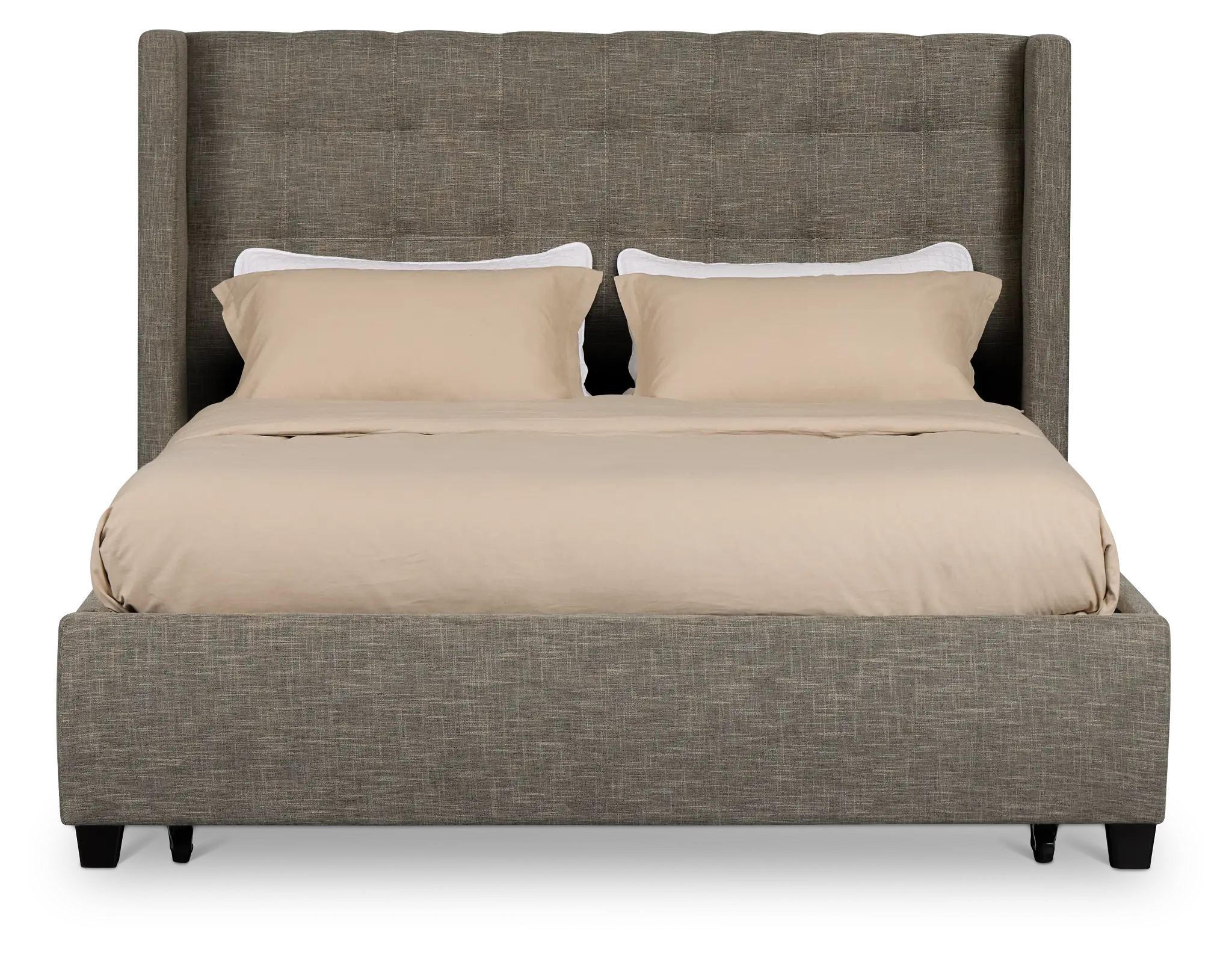 Chatham Gray Low Platform Storage Bed Chatham Gray Low Platform Storage Bed