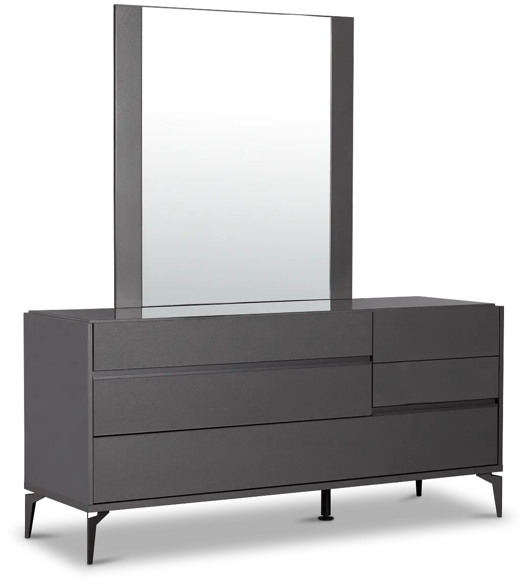Oslo Gray Dresser & Mirror Oslo Gray Dresser & Mirror