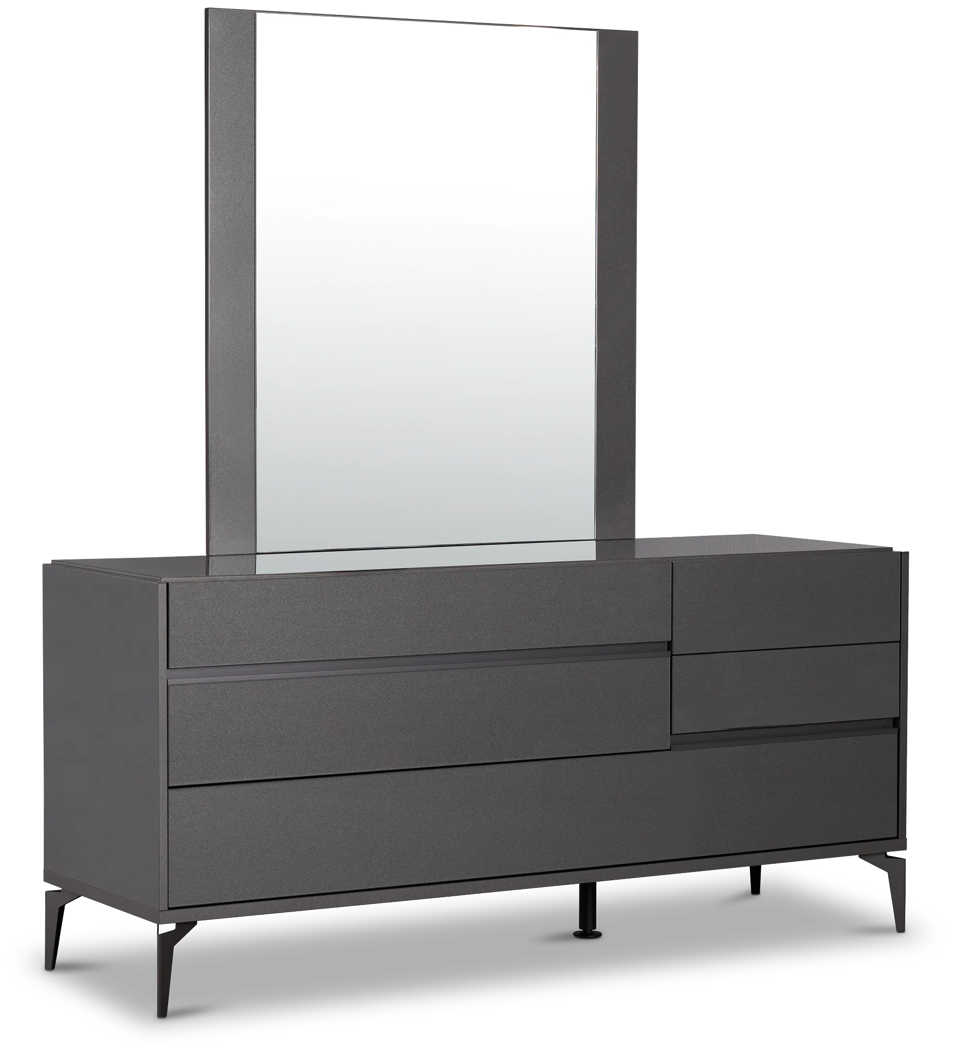 Oslo Gray Dresser & Mirror