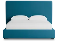 Grayton Joya Teal 54" Upholstered Platform Bed