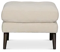 Indie Beige Fabric Ottoman