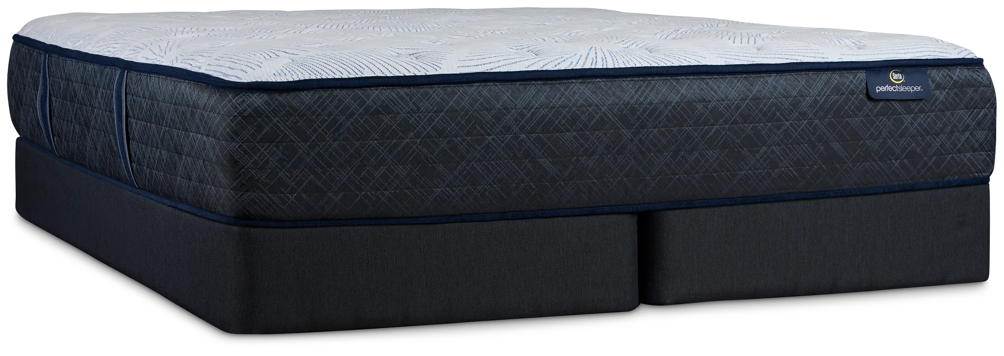 Serta Perfect Sleeper Blue Lagoon Nights Plush Mattress Set