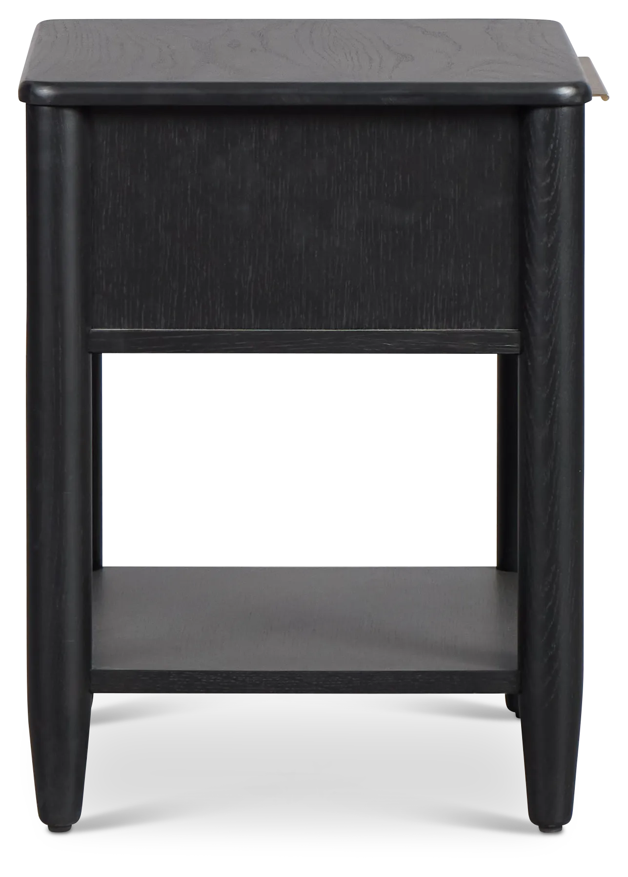 Stockton Black Small Drawer Nightstand