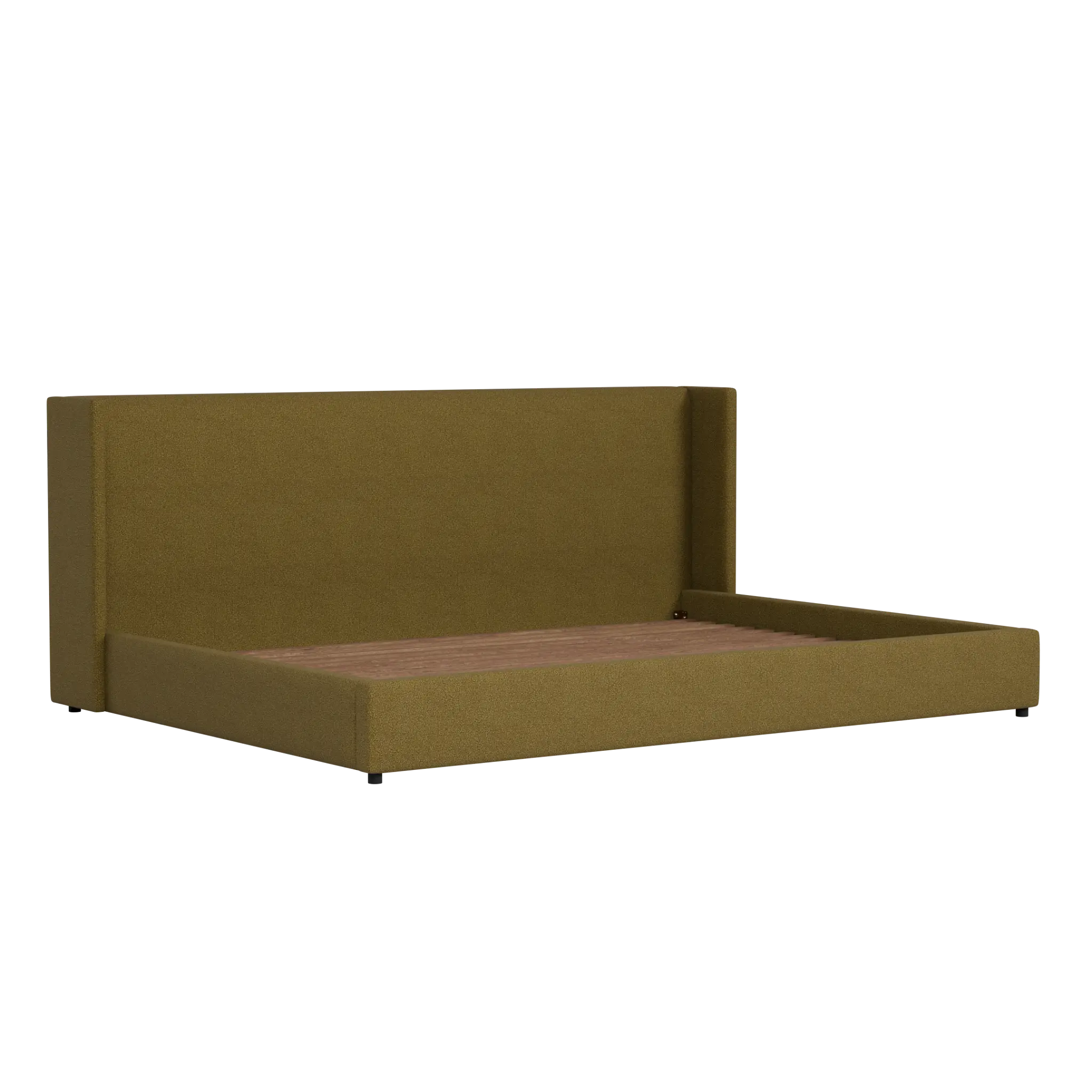 Captiva Elite Dark Green 48" Upholstered Shelter Bed Captiva Elite Dark Green 48" Upholstered Shelter Bed