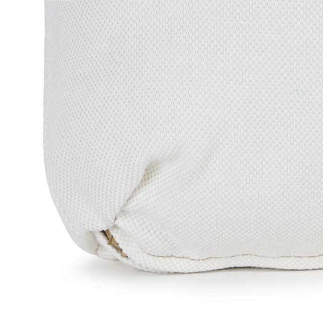 Turner White Lumbar Accent Pillow