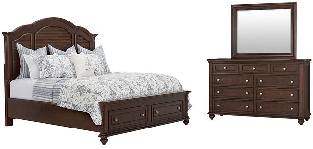 Savannah Dark Tone Mansion Storage Bedroom