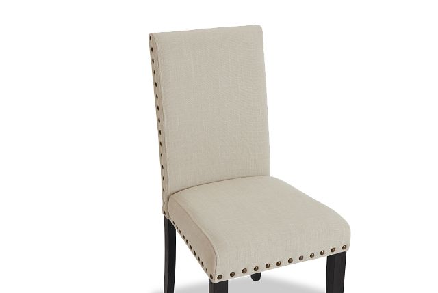 Portia Dark Tone Upholstered Side Chair