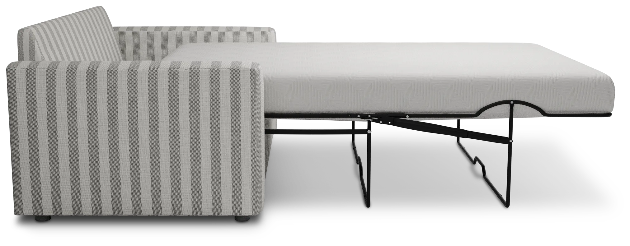 Siesta Sea Lane Dark Gray Fabric Cooling Memory Foam Sleeper