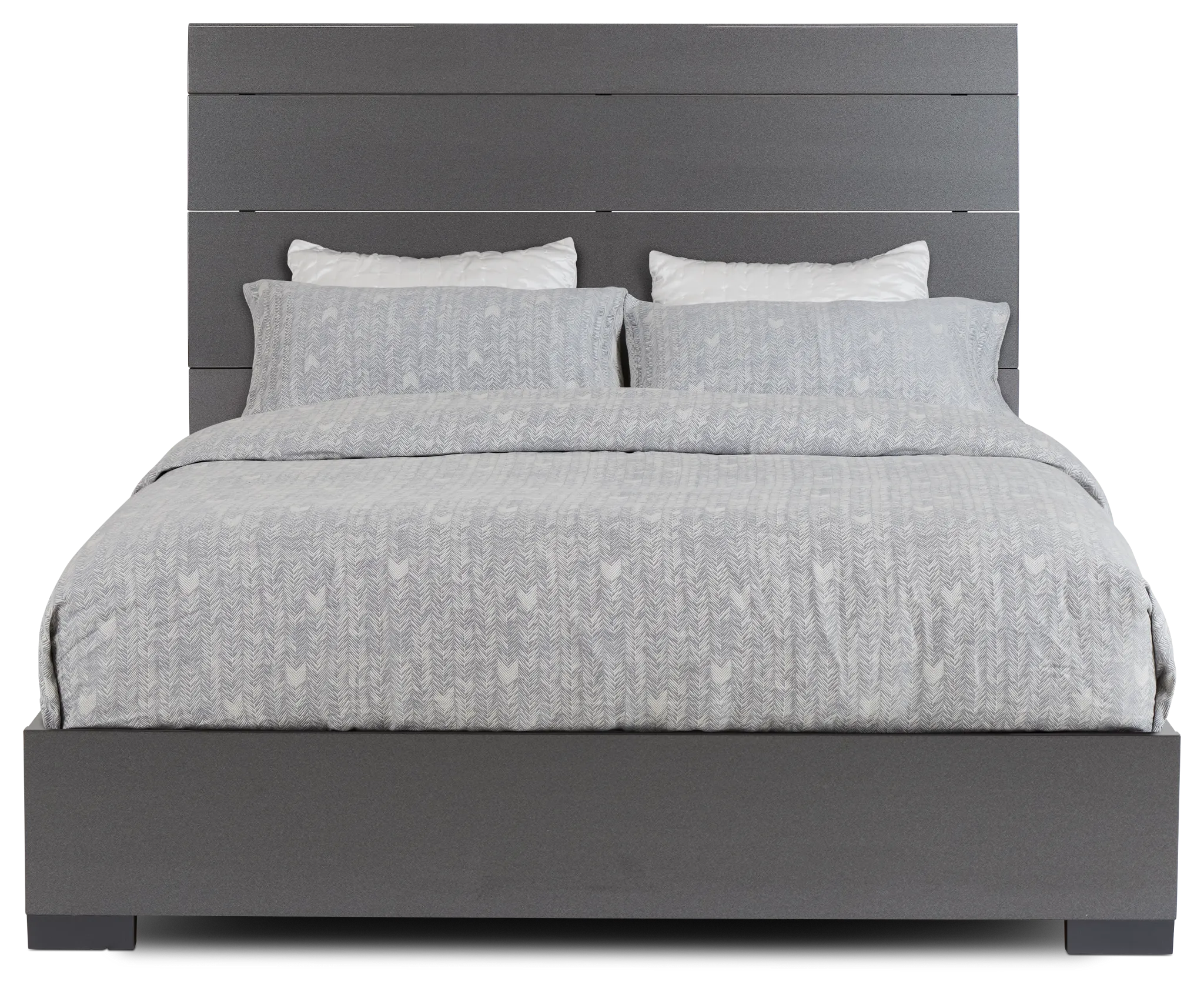 Oslo Gray Platform Bed