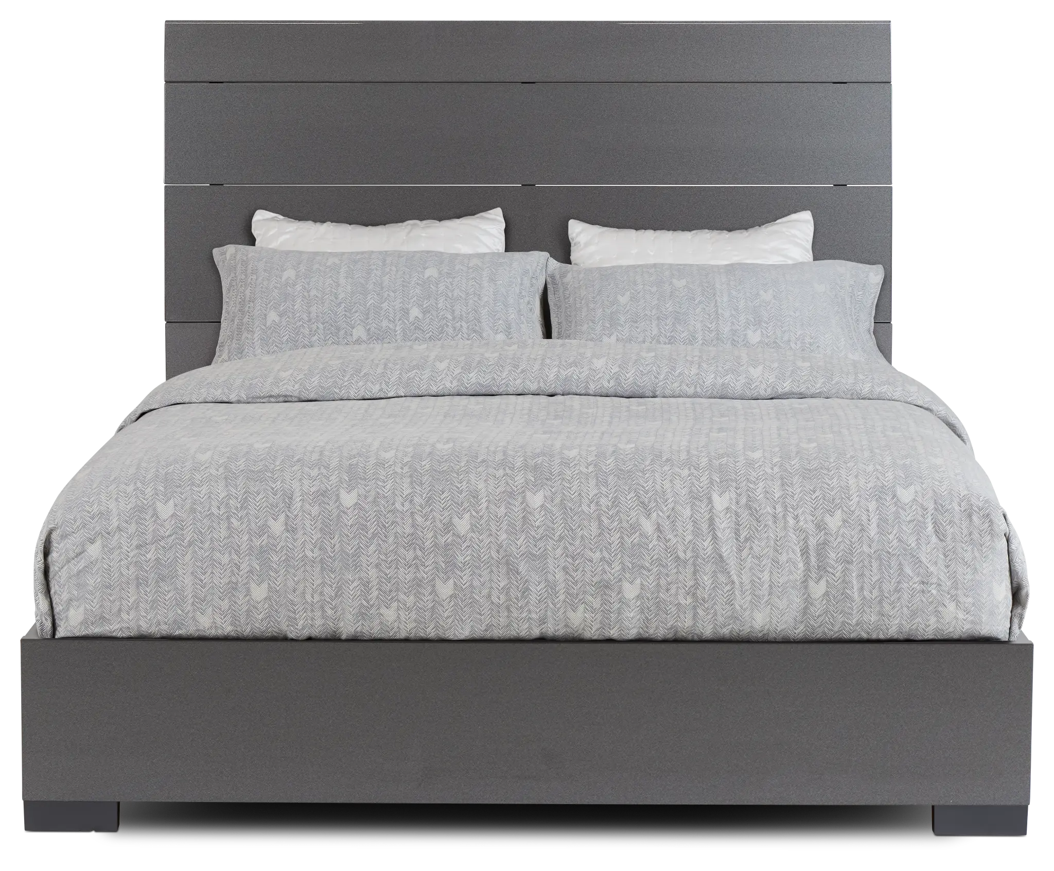 Oslo Gray Platform Bed Oslo Gray Platform Bed