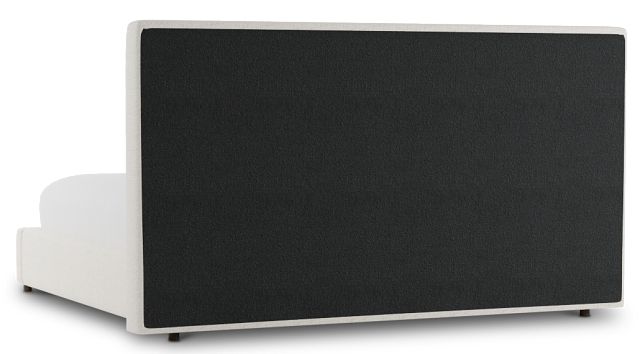 Grayton Natural Beauty Beige 54" Upholstered Platform Bed