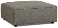 Tatum Gray Fabric Ottoman