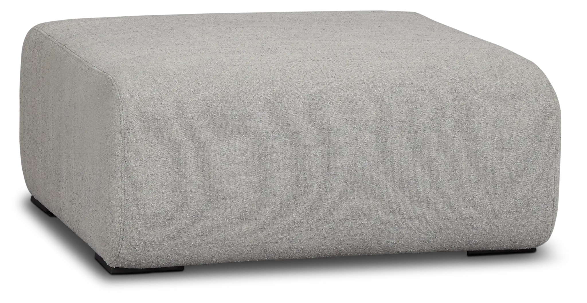 Celeste Light Gray Fabric Ottoman Celeste Light Gray Fabric Ottoman