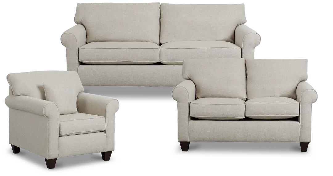 Cameron Beige Fabric Living Room Cameron Beige Fabric Living Room