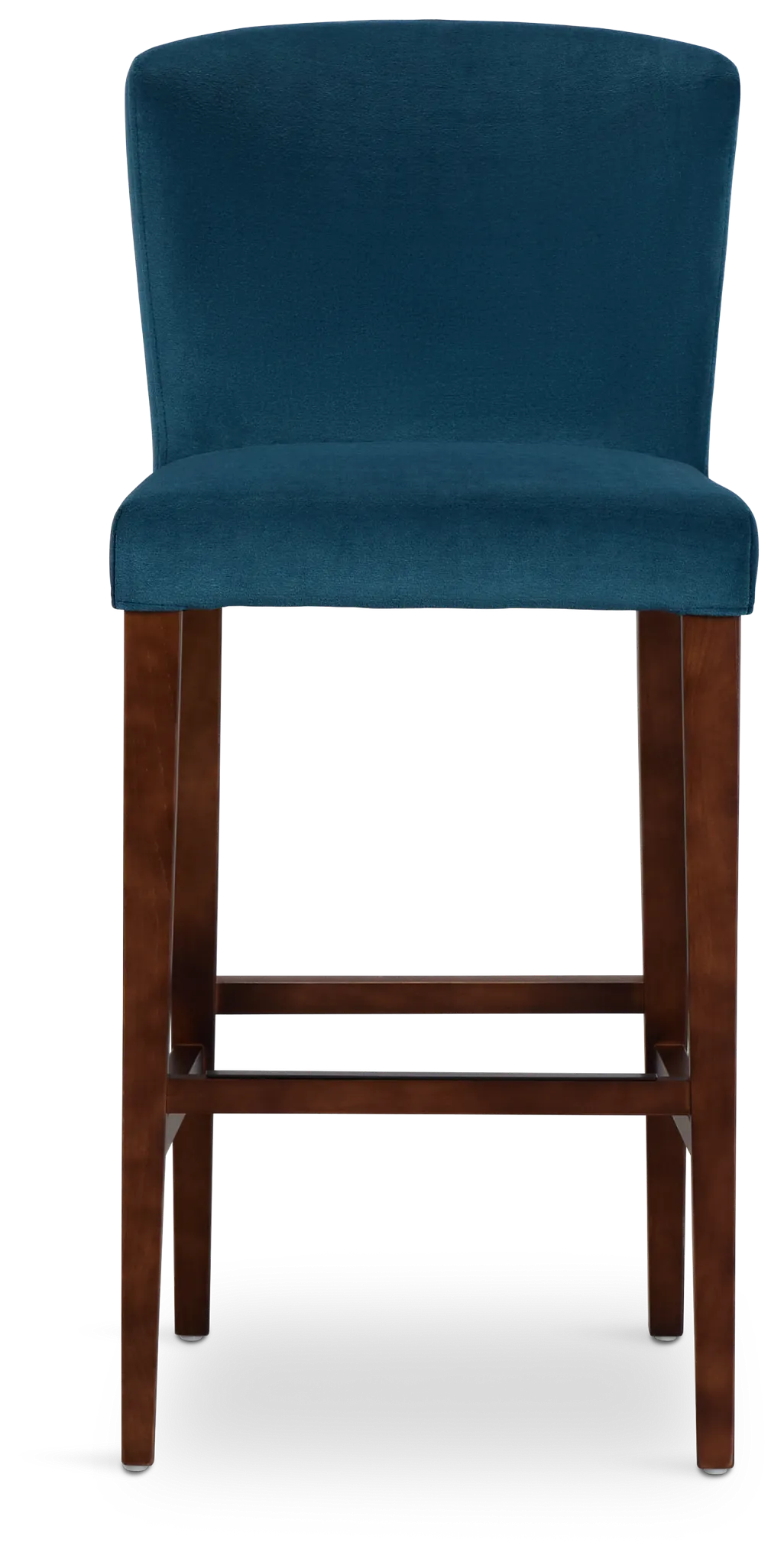 Bentley Dark Blue Velvet 30" Upholstered Barstool