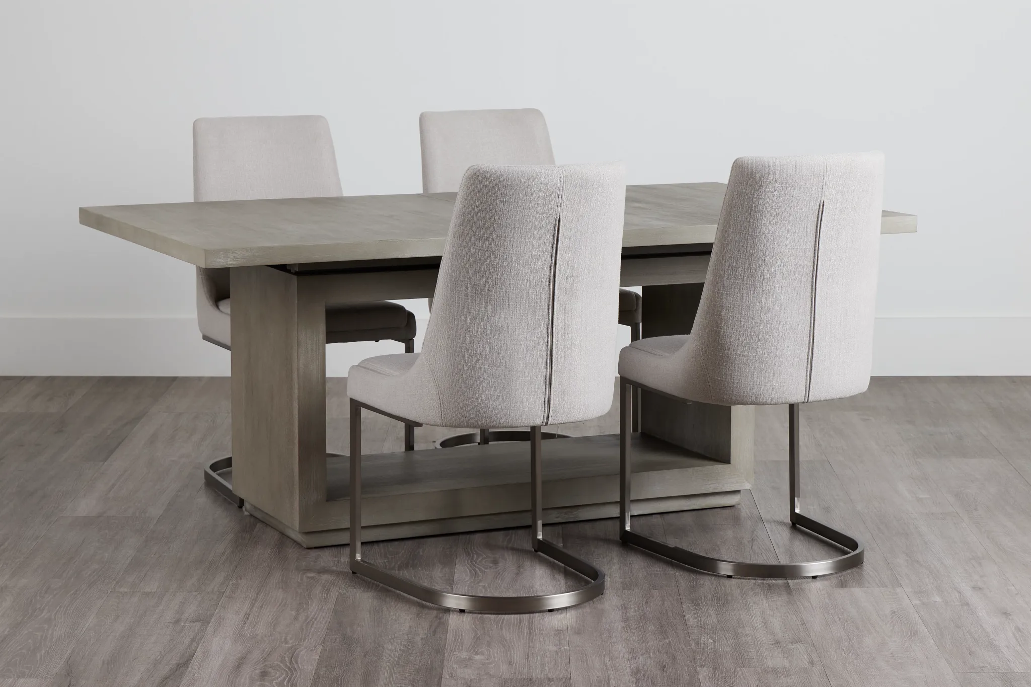 Madden Light Tone Rect Table & 4 Chairs