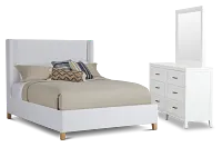 Nantucket White Uph Panel Bedroom