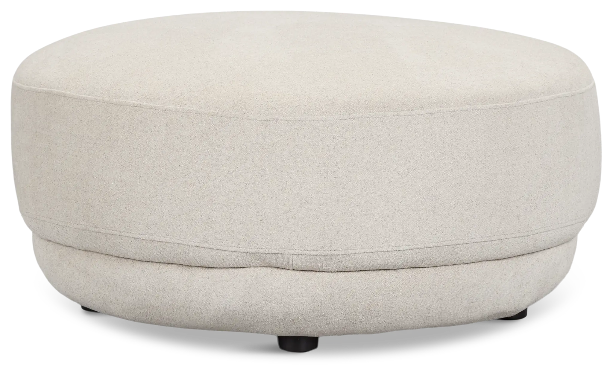 Presley Light Gray Fabric Ottoman Presley Light Gray Fabric Ottoman