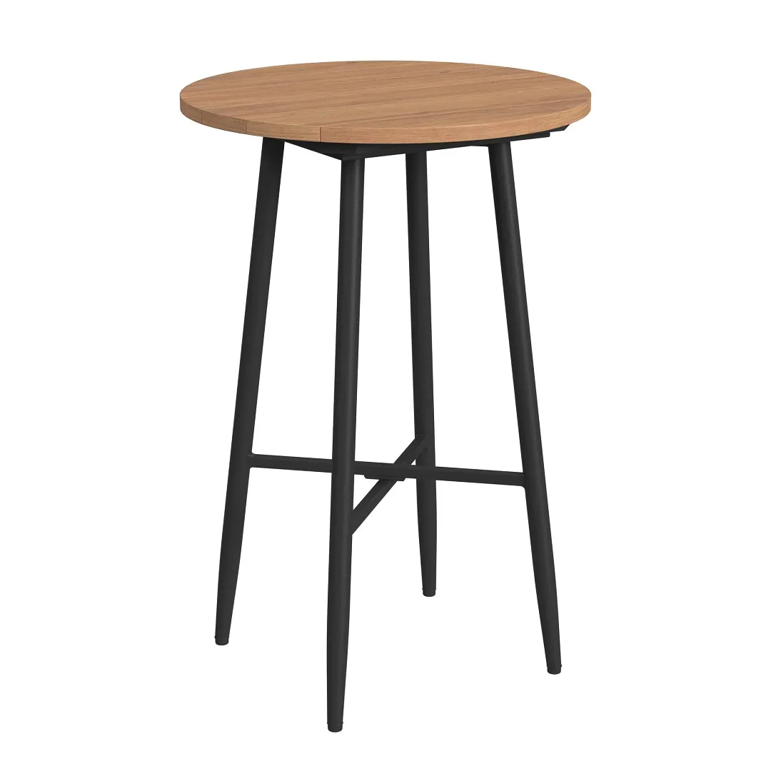 Zephyr Two-tone Round Pub Table