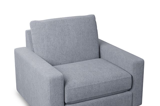 Edgewater Elevation Gray Swivel Chair