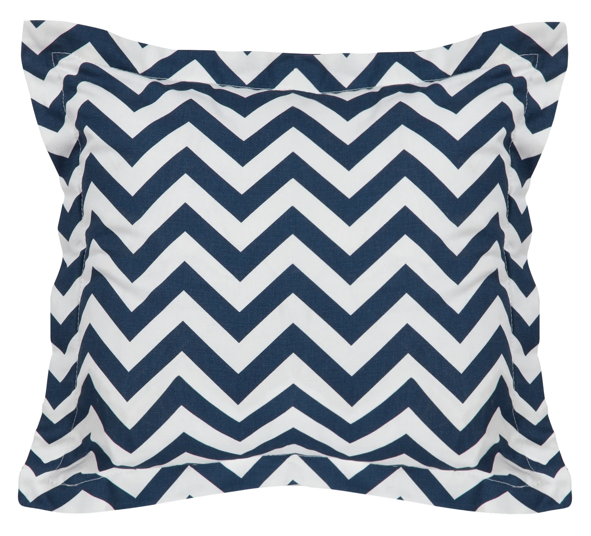 Star Dark Blue Fabric Square Accent Pillow