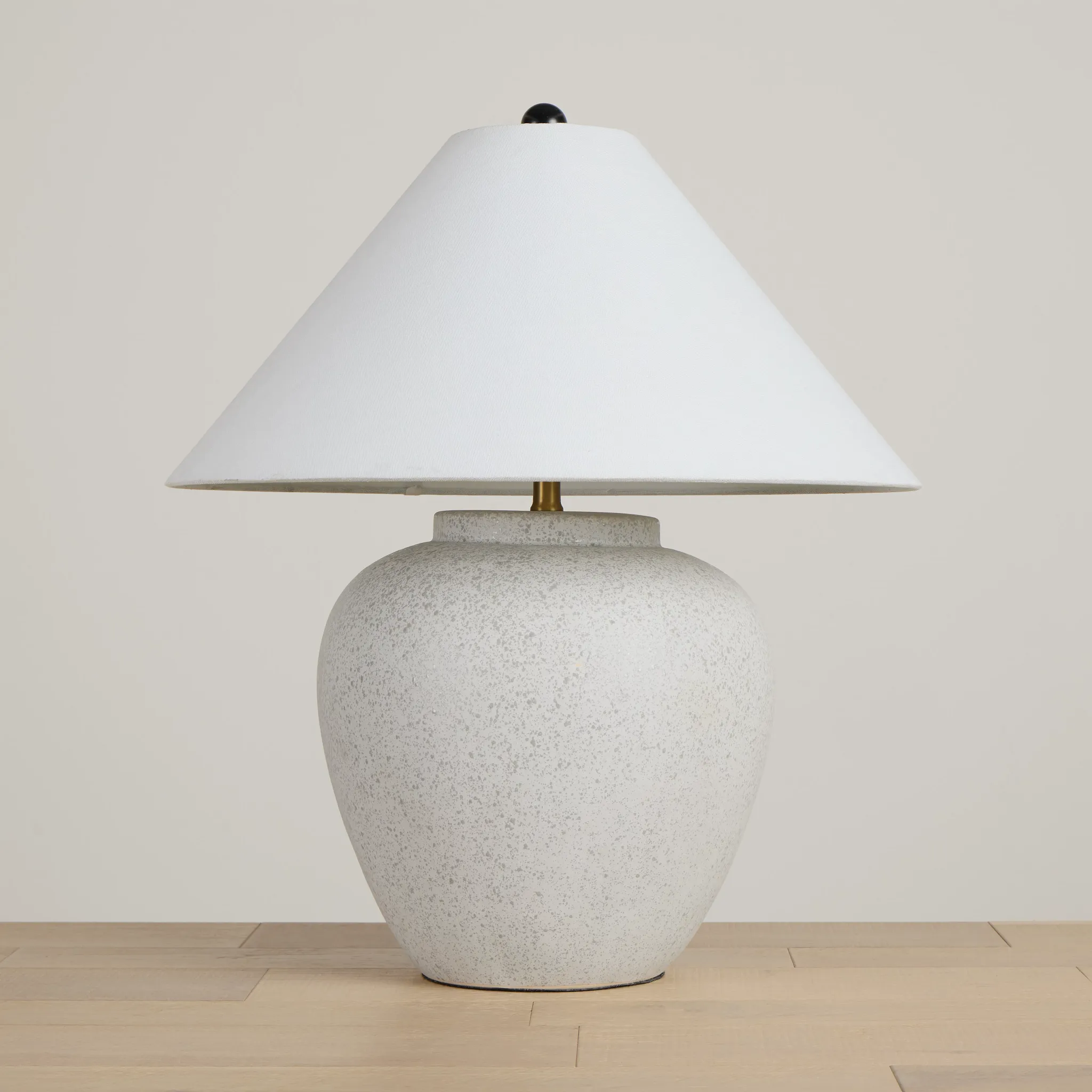 Roan Dark Gray Cement Table Lamp