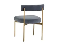 Mabel Dark Gray Upholstered Side Chair