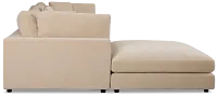 Lounge Light Beige Small Chaise Sectional