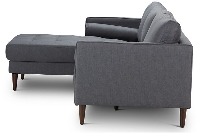 Rue Gray Fabric Left Chaise Sectional
