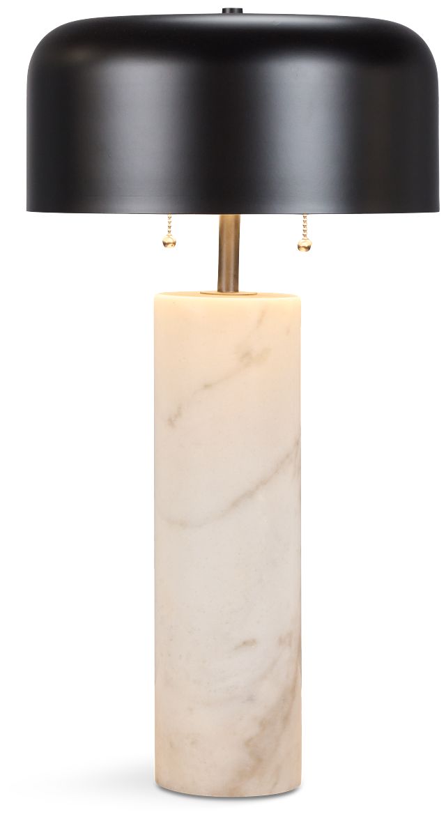 Bova Black Metal Table Lamp