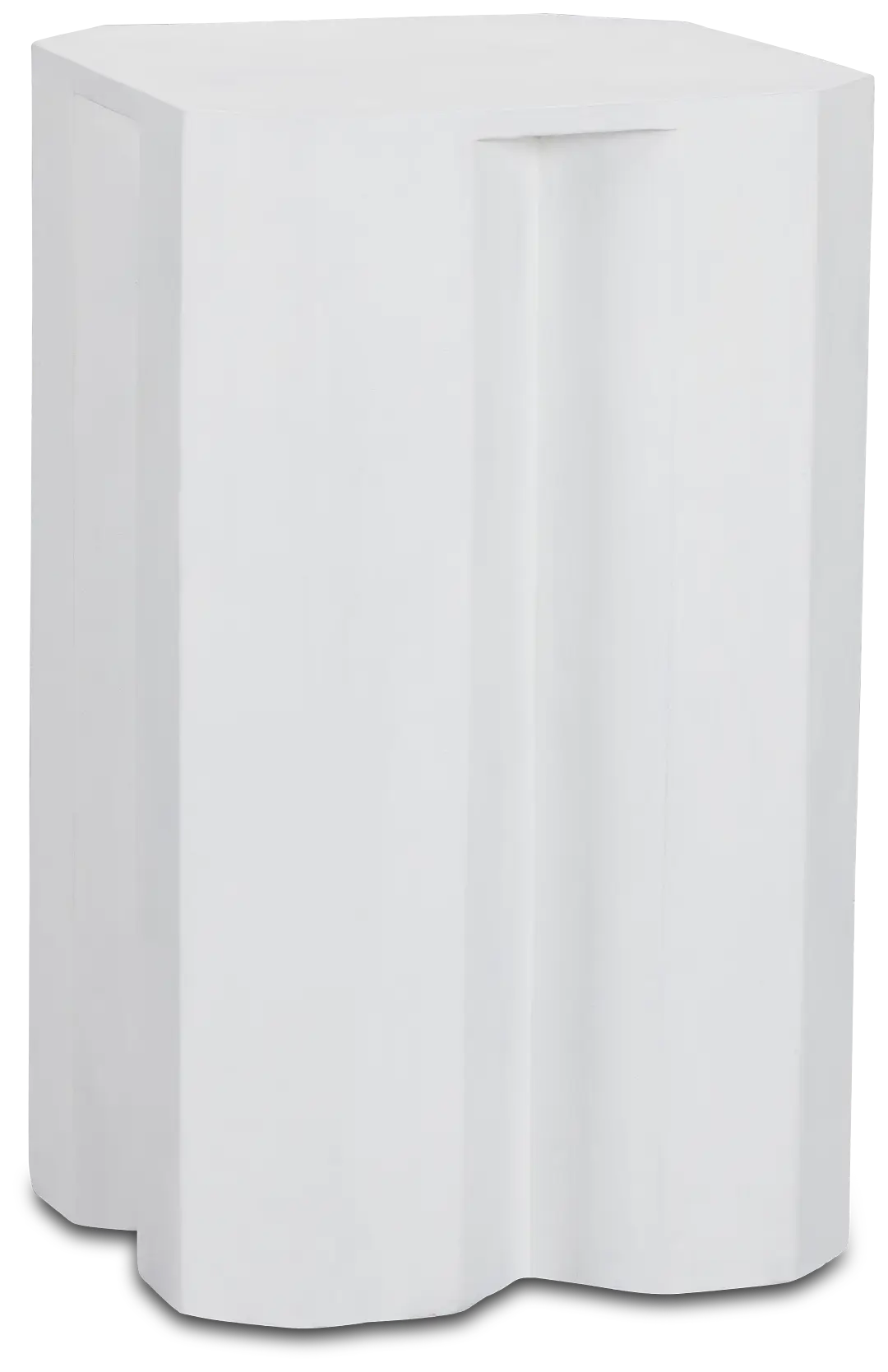 Sven White Wood Accent Table Sven White Wood Accent Table