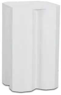 Sven White Wood Accent Table