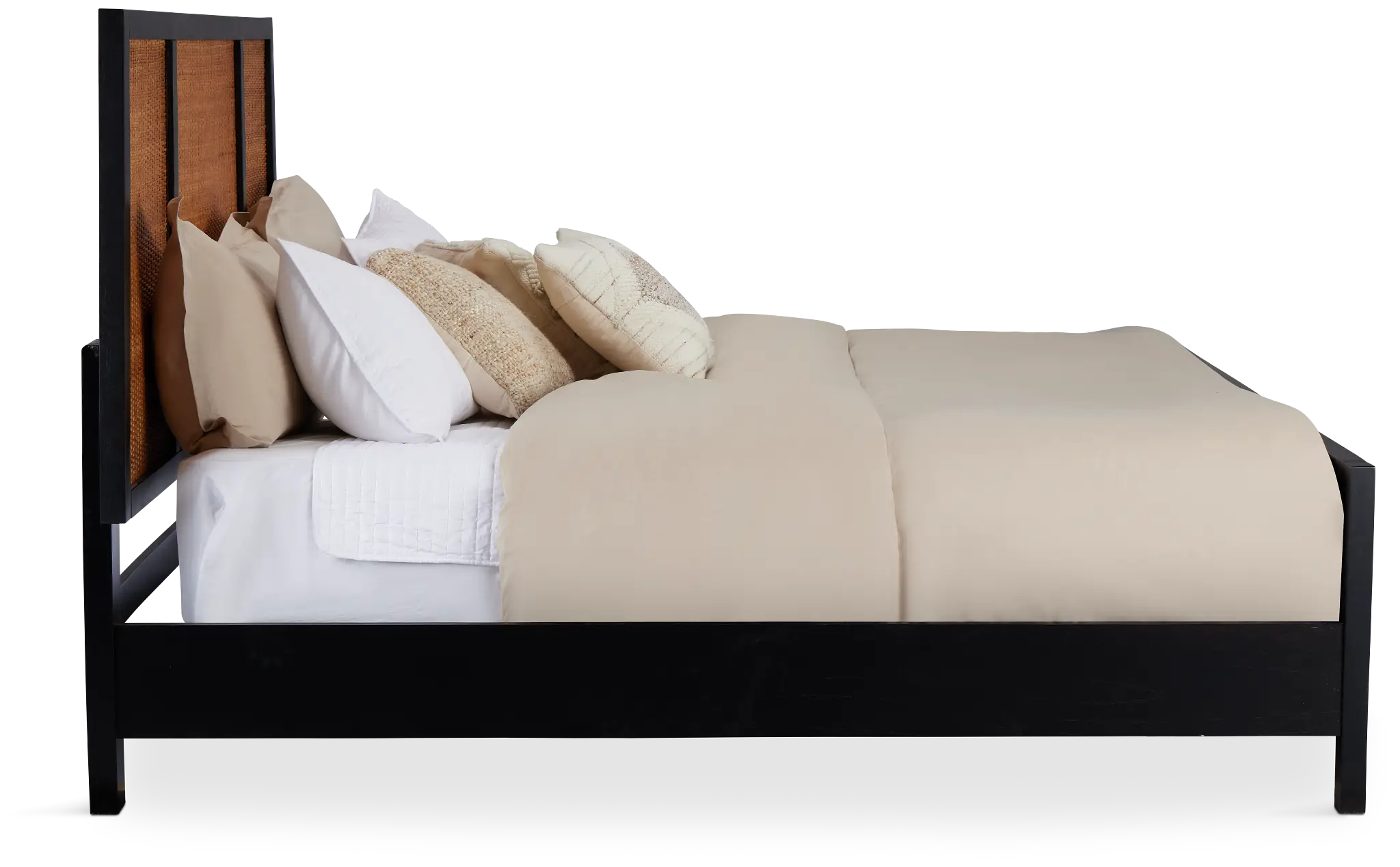 Venice Black Woven Panel Bed Venice Black Woven Panel Bed