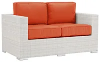Biscayne Orange Loveseat