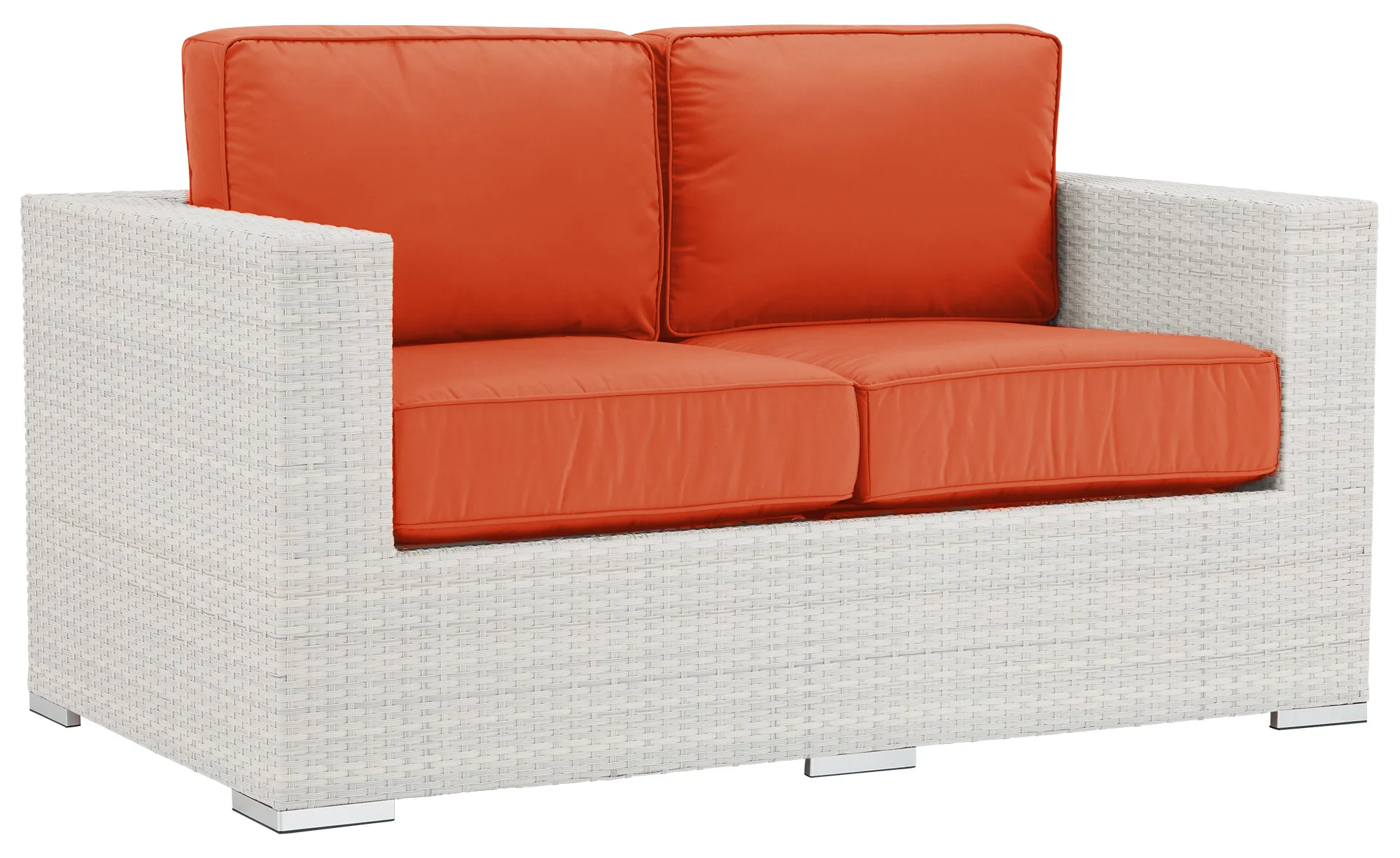 Biscayne Orange Loveseat
